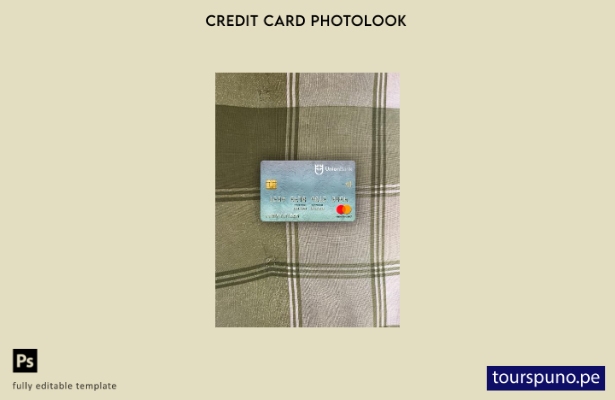 listo para imprimir plantilla frontal de aspecto fotográfico de mastercard de 67